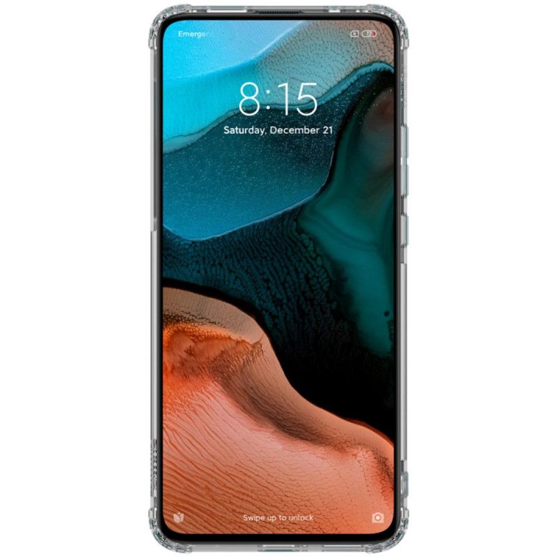 Hoesje Xiaomi Poco F2 Pro Transparant Versterkt Transparant Nillkin