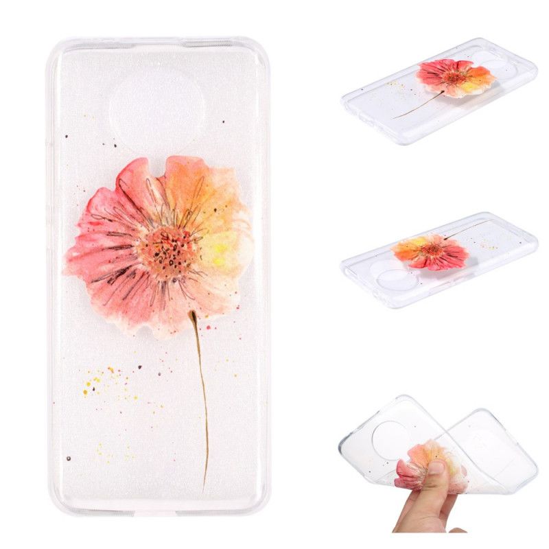 Hoesje Xiaomi Poco F2 Pro Transparante Aquarel Klaproos
