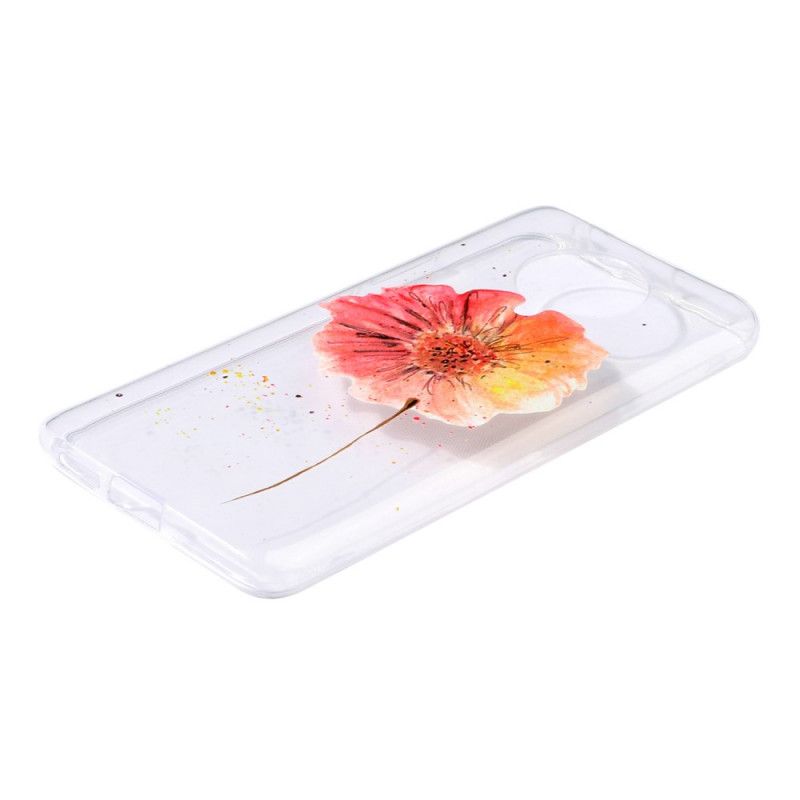 Hoesje Xiaomi Poco F2 Pro Transparante Aquarel Klaproos