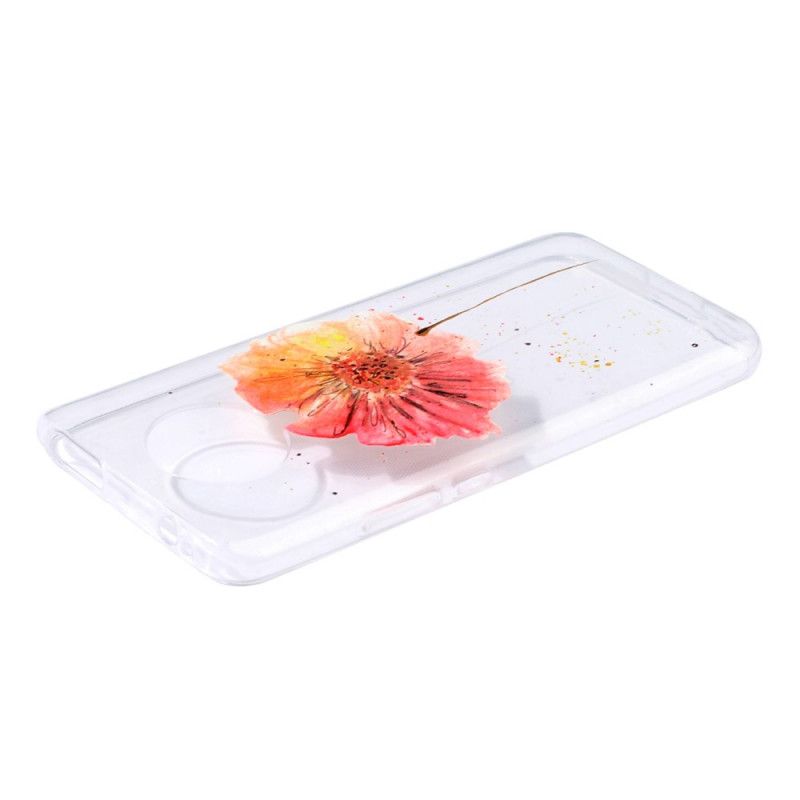 Hoesje Xiaomi Poco F2 Pro Transparante Aquarel Klaproos