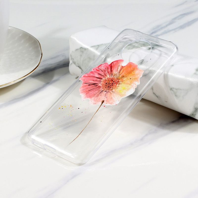 Hoesje Xiaomi Poco F2 Pro Transparante Aquarel Klaproos