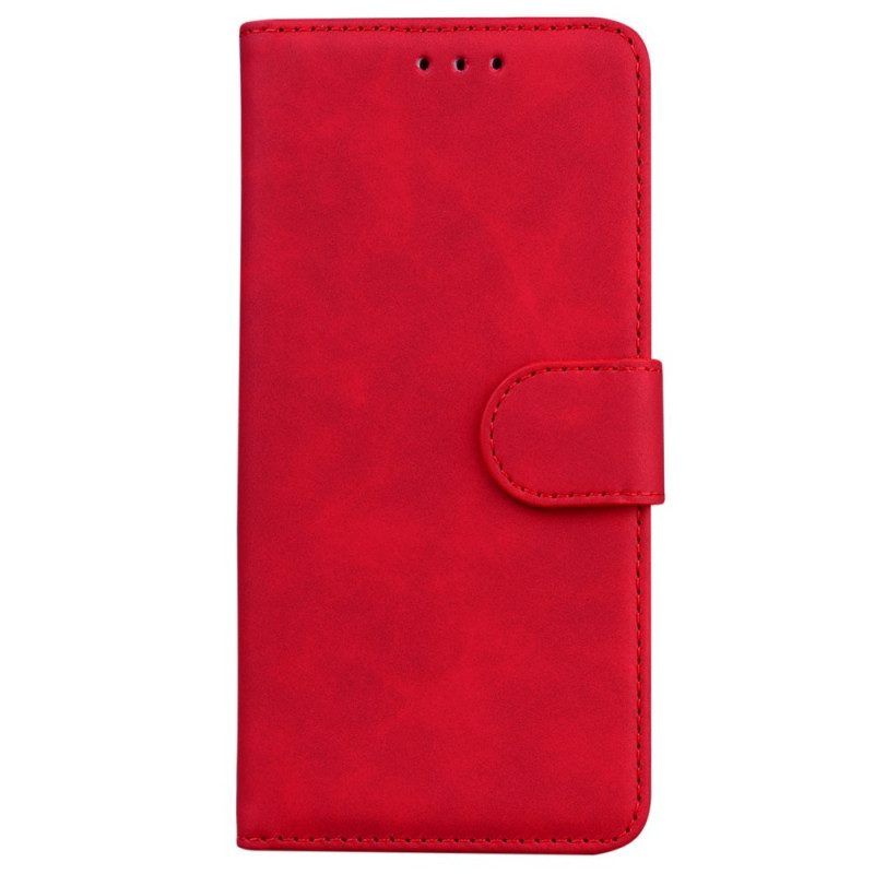 Folio-hoesje voor Samsung Galaxy M33 5G Kunstleer Effen