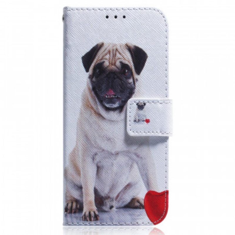 Folio-hoesje voor Samsung Galaxy M33 5G Mops Hond