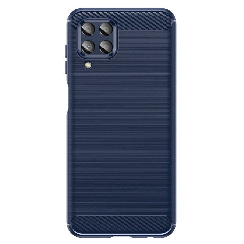 Hoesje voor Samsung Galaxy M33 5G Geborstelde Koolstofvezel