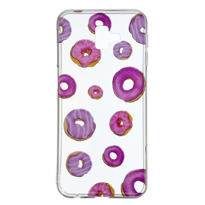 Case Hoesje Samsung Galaxy J6 Plus Telefoonhoesje Fan Van Donuts