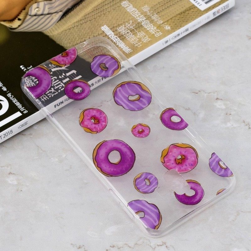 Case Hoesje Samsung Galaxy J6 Plus Telefoonhoesje Fan Van Donuts