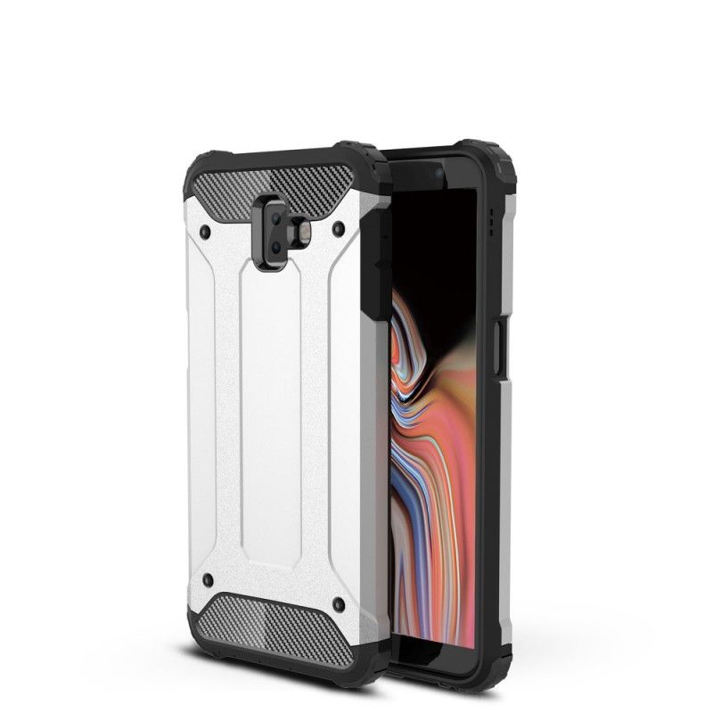 Hoesje Samsung Galaxy J6 Plus Rood Zwart Overlevende