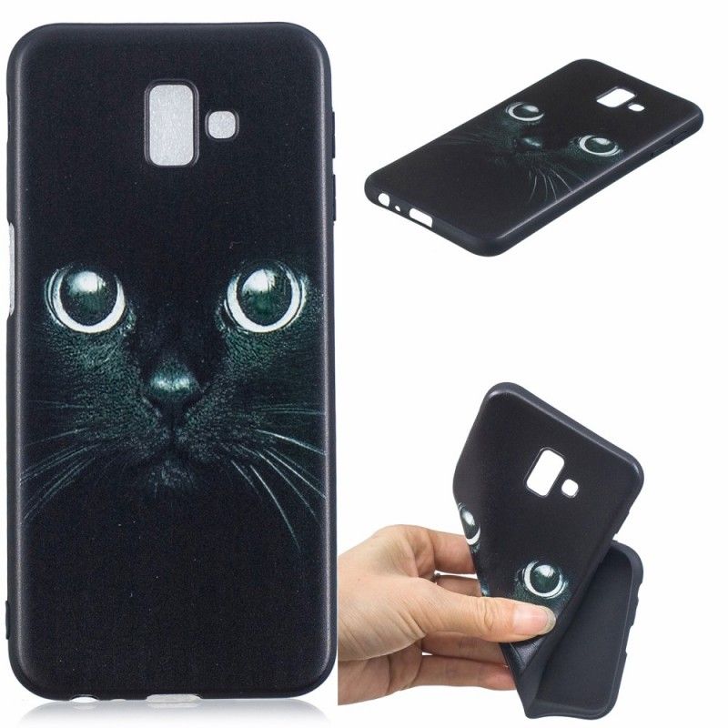 Hoesje voor Samsung Galaxy J6 Plus Kattenogen