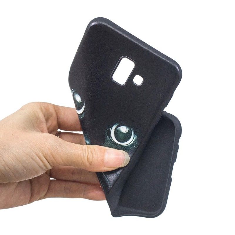 Hoesje voor Samsung Galaxy J6 Plus Kattenogen