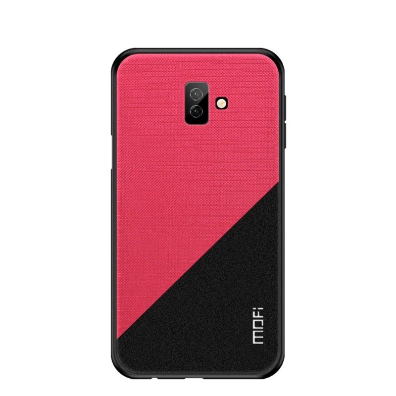 Hoesje voor Samsung Galaxy J6 Plus Lichtblauw Magenta Mofi Bright Shield-Serie