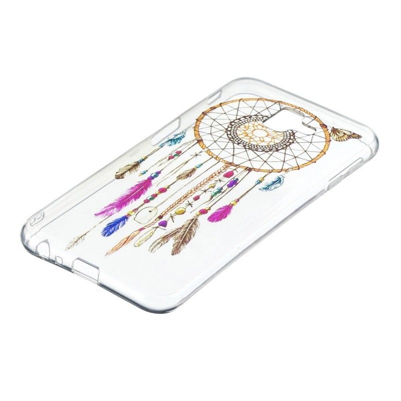 Hoesje voor Samsung Galaxy J6 Plus Transparante Kleurrijke Dromenvanger