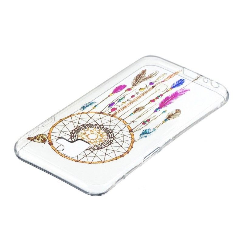 Hoesje voor Samsung Galaxy J6 Plus Transparante Kleurrijke Dromenvanger