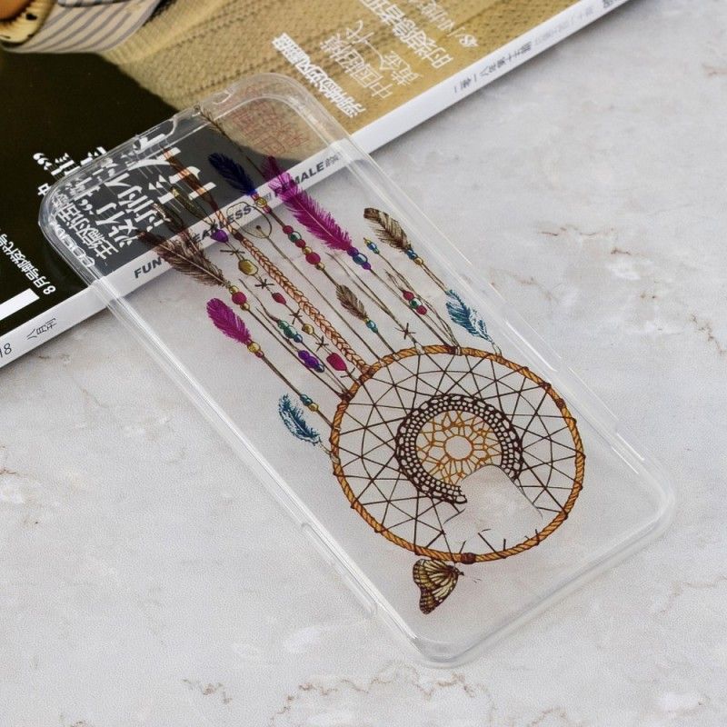 Hoesje voor Samsung Galaxy J6 Plus Transparante Kleurrijke Dromenvanger