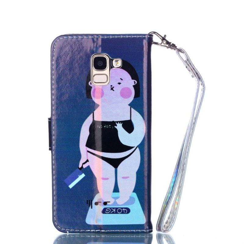 Leren Hoesje Samsung Galaxy J6 Plus Geen Vet