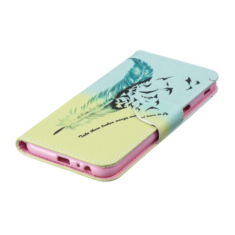 Leren Hoesje Samsung Galaxy J6 Plus Leren Vliegen