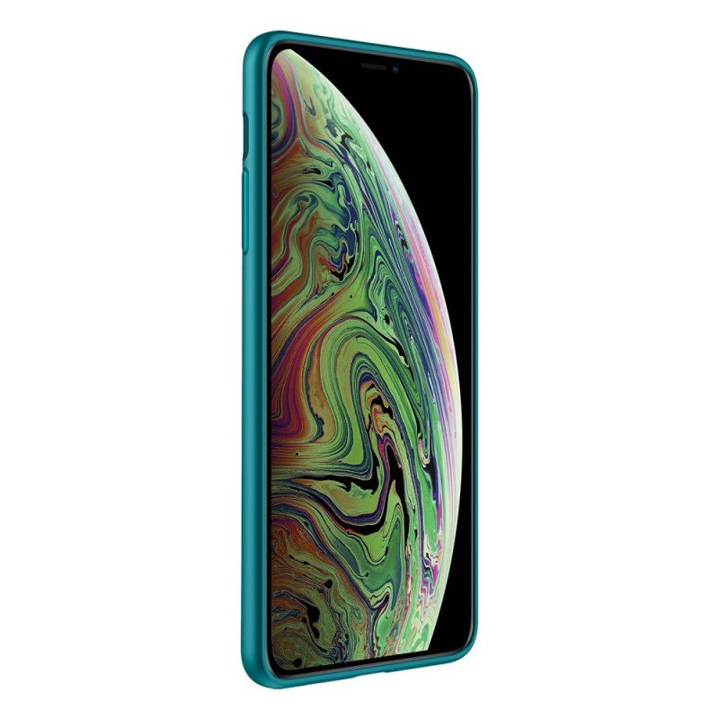 Hoesje iPhone XS Max Oranje Zwart Kleur Leerstijl