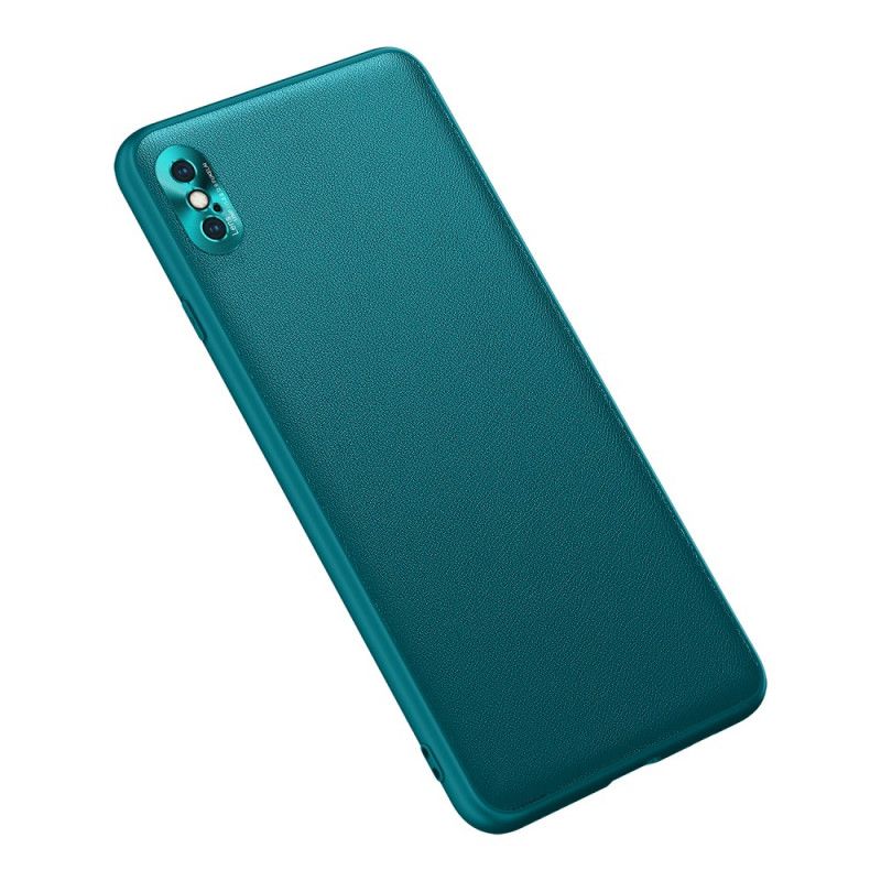 Hoesje iPhone XS Max Oranje Zwart Kleur Leerstijl