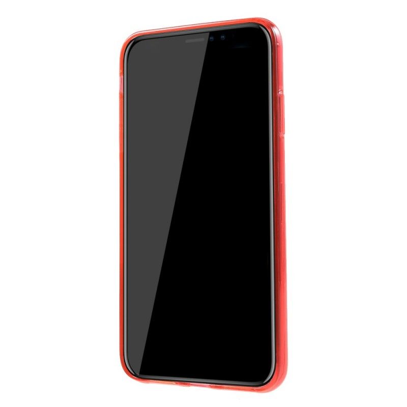 Hoesje voor iPhone XS Max Transparant Transparant Gekleurde Siliconen