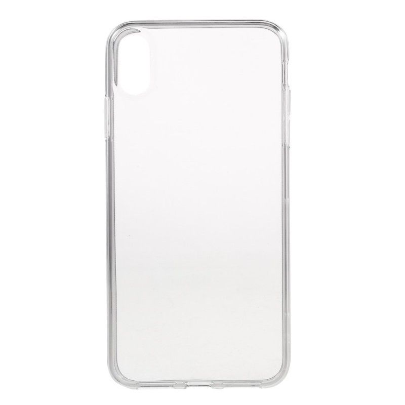 Hoesje voor iPhone XS Max Transparant Transparant Gekleurde Siliconen