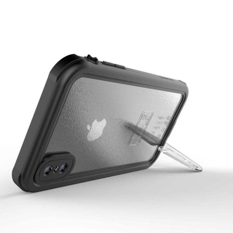 Hoesje voor iPhone XS Max Wit Zwart Waterdicht 2M