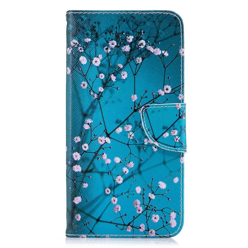 Leren Hoesje iPhone XS Max Telefoonhoesje Bloeiende Boom