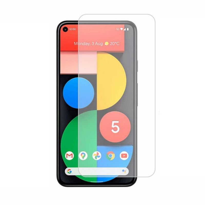 Boogrand (0.3 Mm) Gehard Glasbescherming Voor Google Pixel 5 Scherm