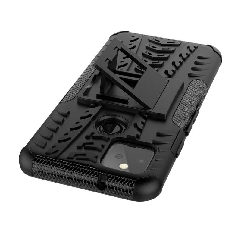Case Hoesje Google Pixel 5 Wit Zwart Telefoonhoesje Premium Resistent