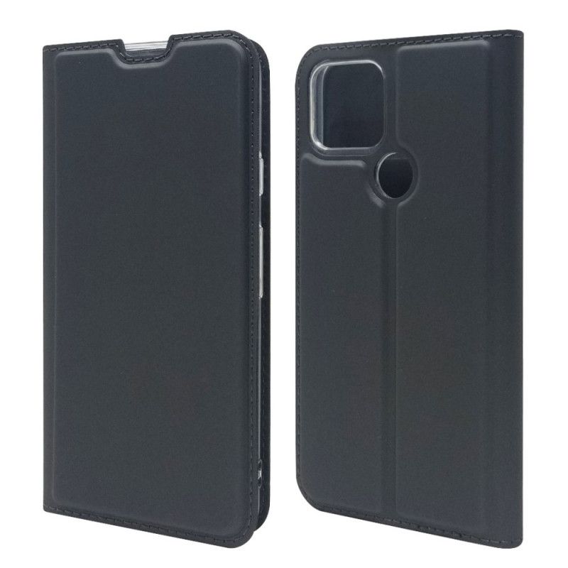 Folio-hoesje Google Pixel 5 Goud Zwart Magnetische Sluiting