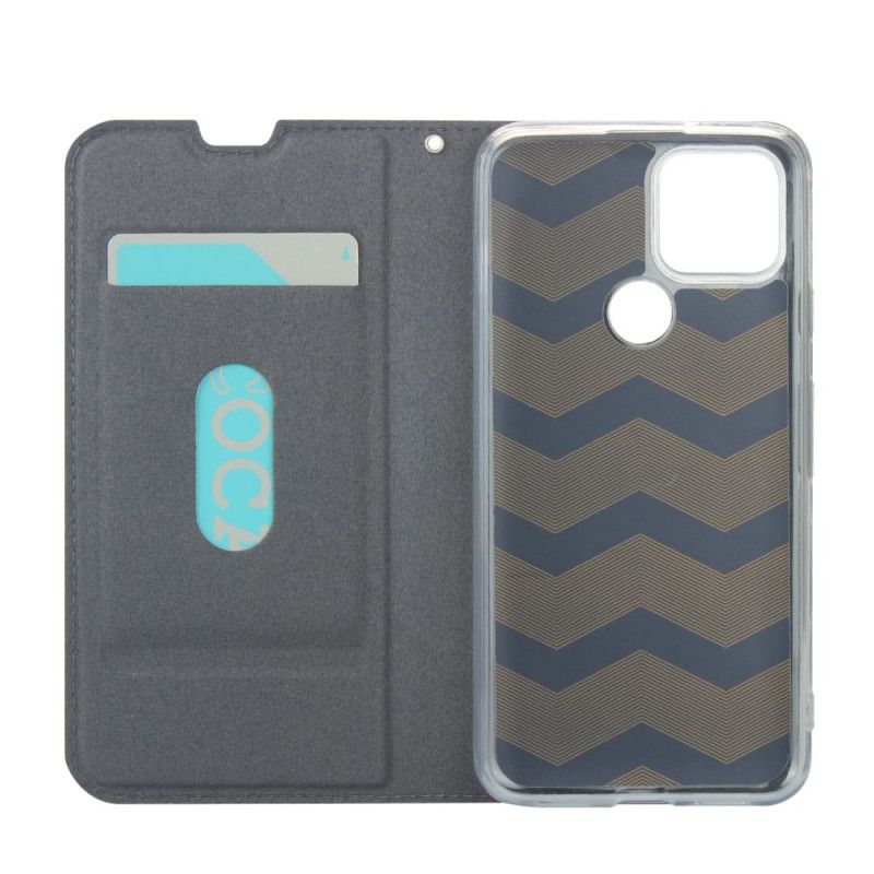 Folio-hoesje Google Pixel 5 Rood Zwart Ultrafinesse