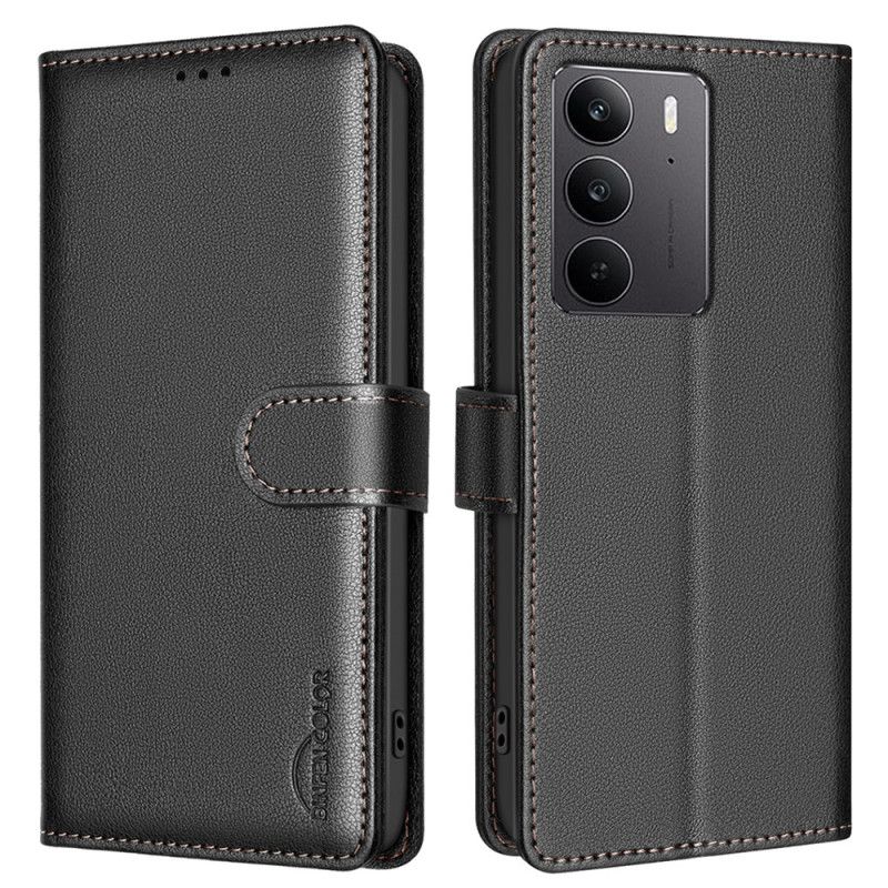 Flip Case Leren Realme C75 Binfen Kleur