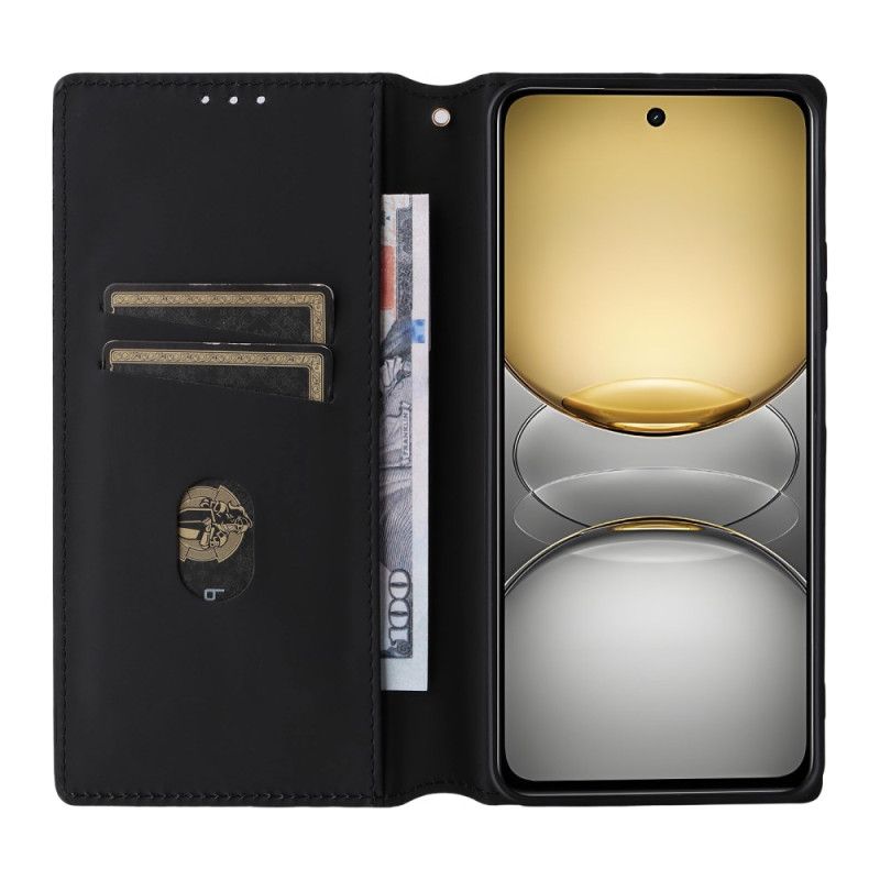 Folio-hoesje Realme C75 Diamantpatroon Bescherming Hoesje