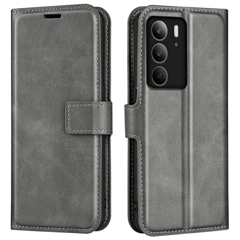 Folio-hoesje Realme C75 Leerstijl