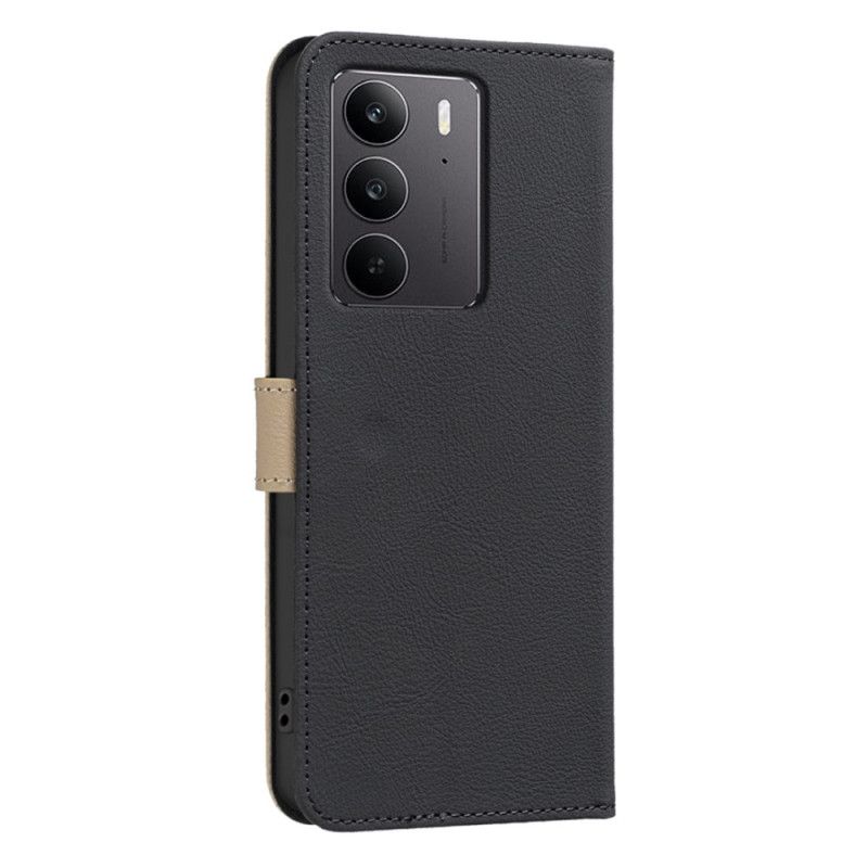 Folio-hoesje Realme C75 Telefoonhoesje Binfen Color Bloemenpatroon