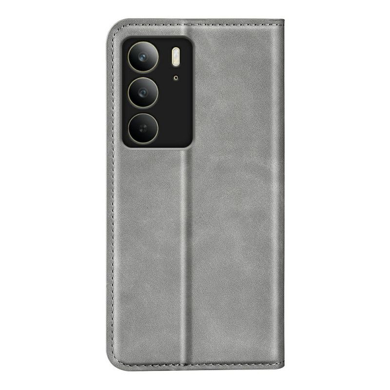 Folio-hoesje Realme C75 Telefoonhoesje Leerstijl
