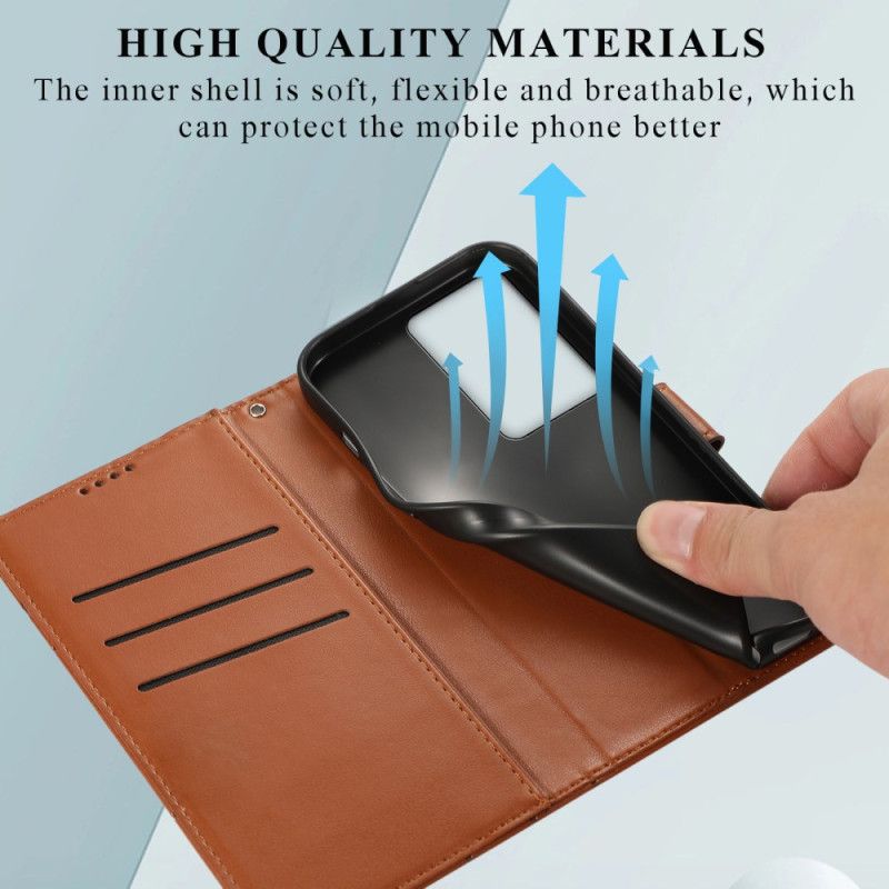 Folio-hoesje Realme C75 Telefoonhoesje Lijnen