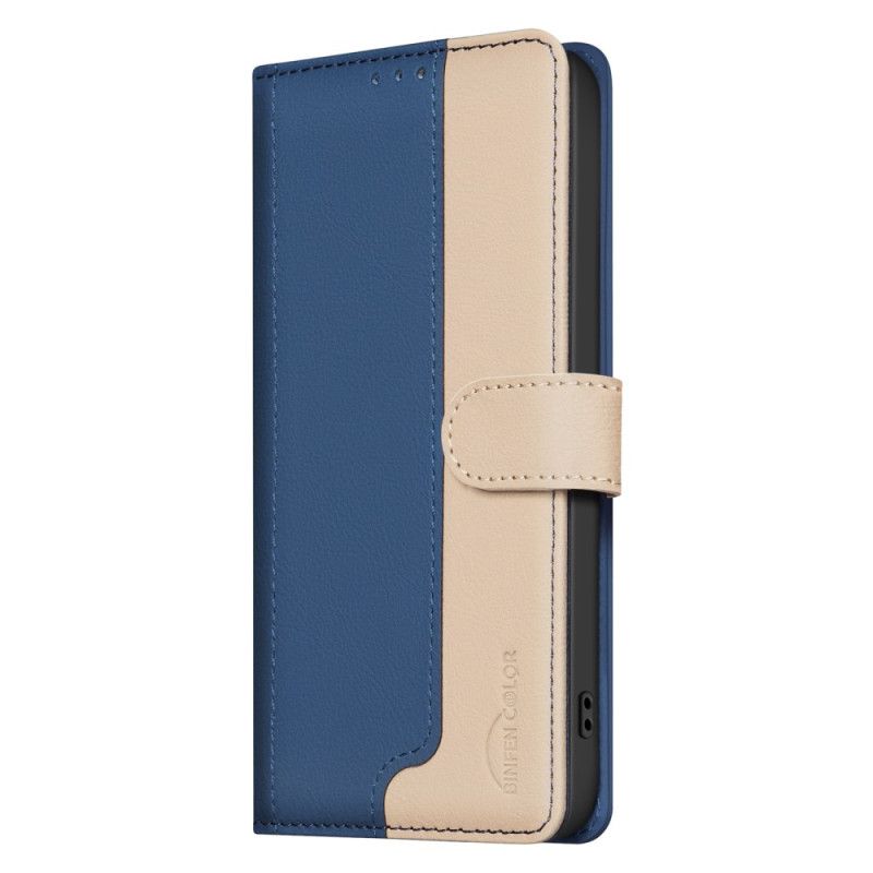 Folio-hoesje Realme C75 Telefoonhoesje Tweekleurige Binfen Kleur