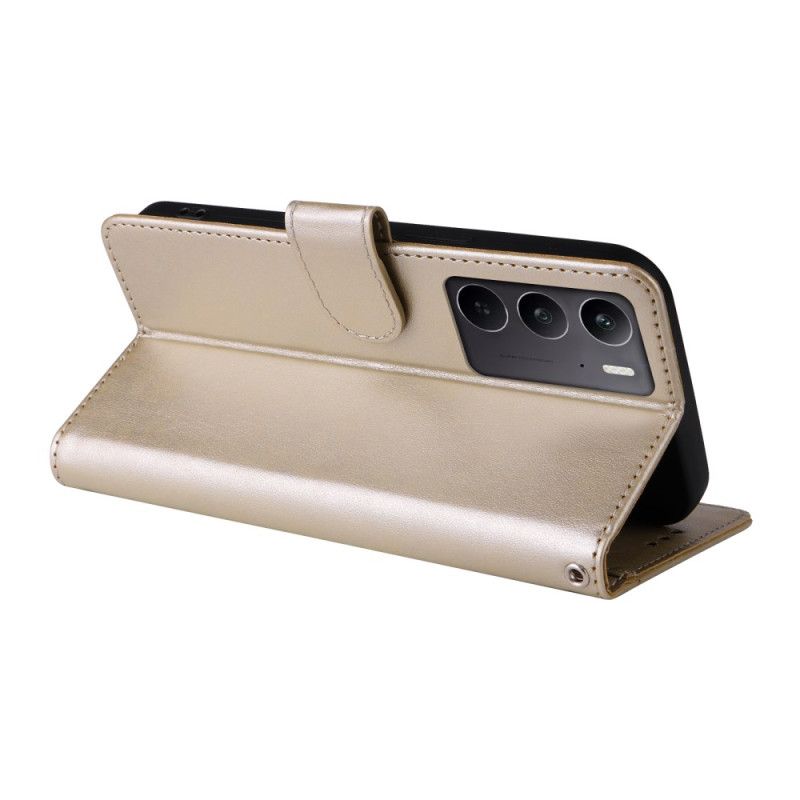 Folio-hoesje Realme C75 Telefoonhoesje Vlinders En Bloemen