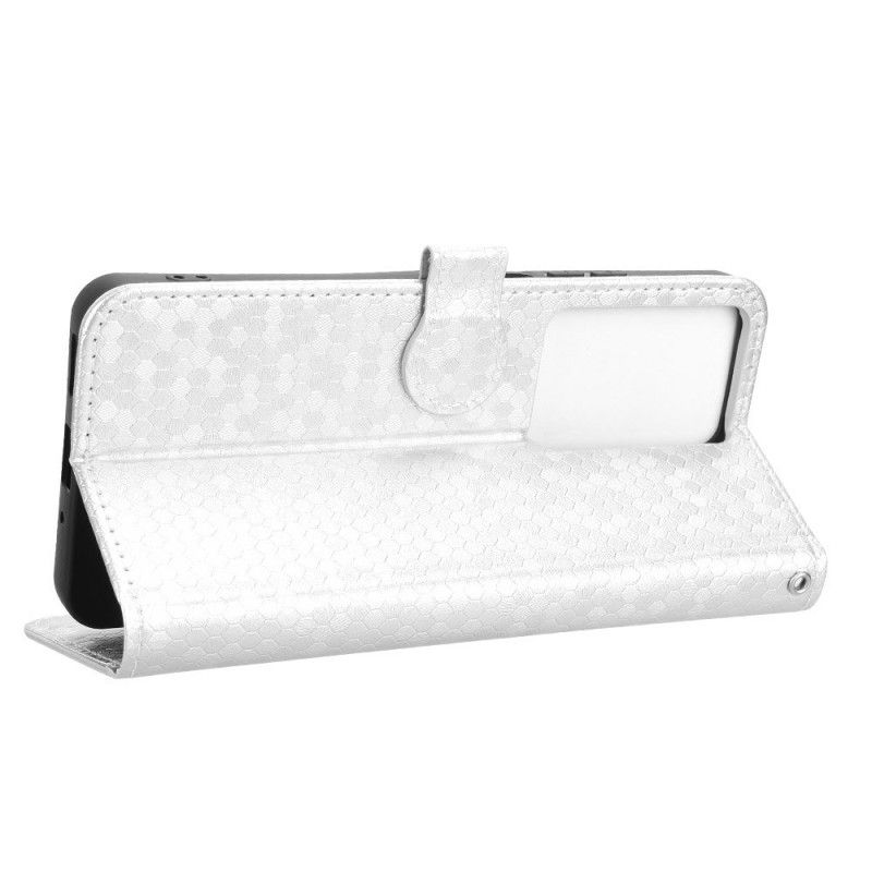 Leren Hoesje Realme C75 Glitterstippen Bescherming Hoesje