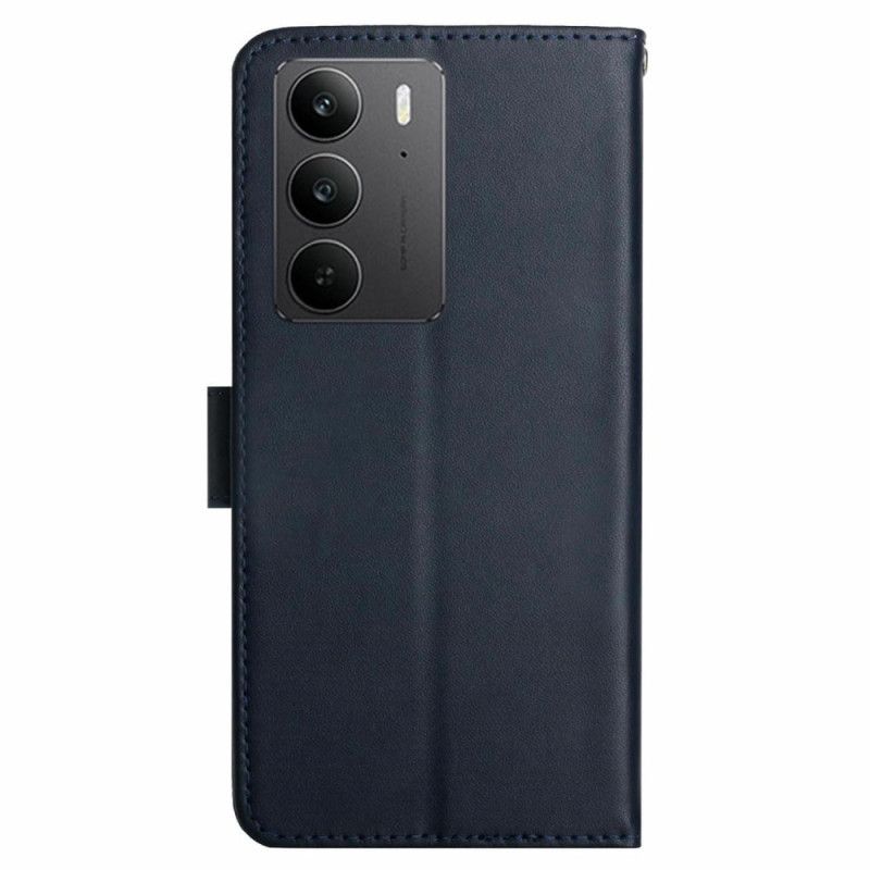 Leren Hoesje Realme C75 Nappa Leer Bescherming Hoesje