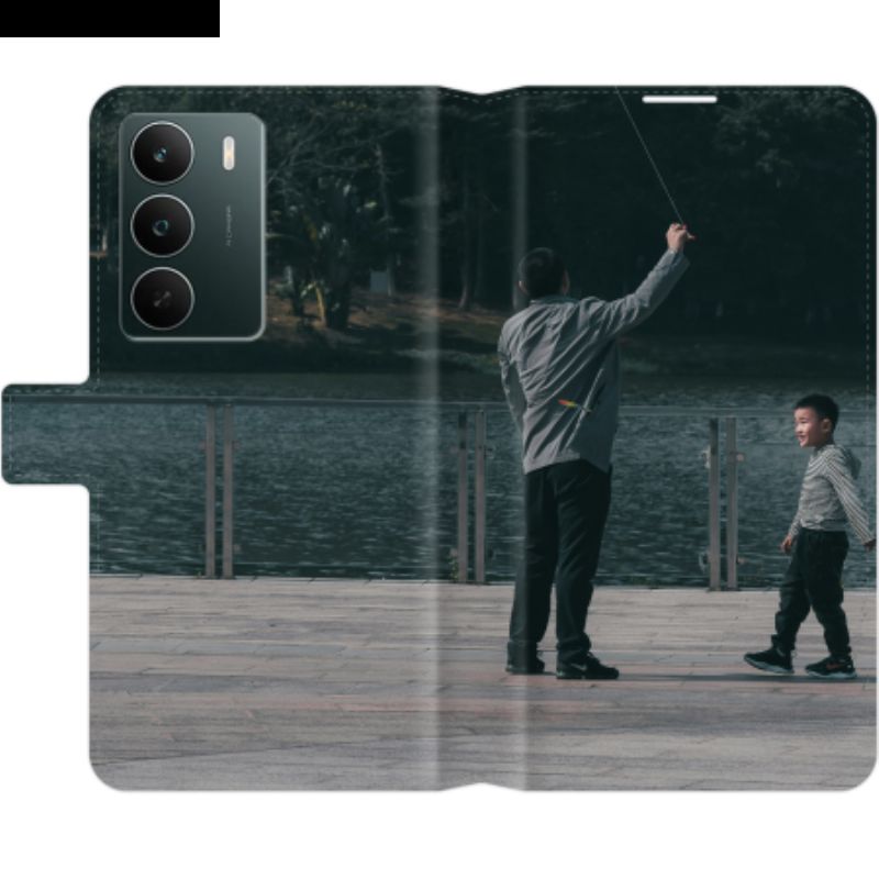 Leren Hoesje Voor Realme C75 Creatief