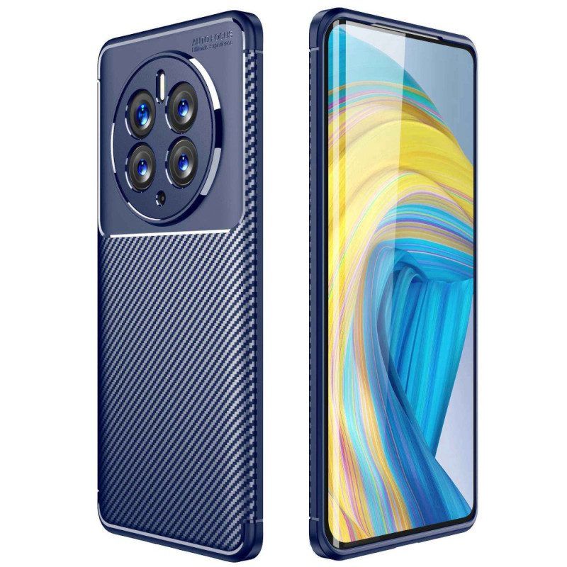 Hoesje voor Huawei Mate 50 Pro Flexibele Koolstofvezel