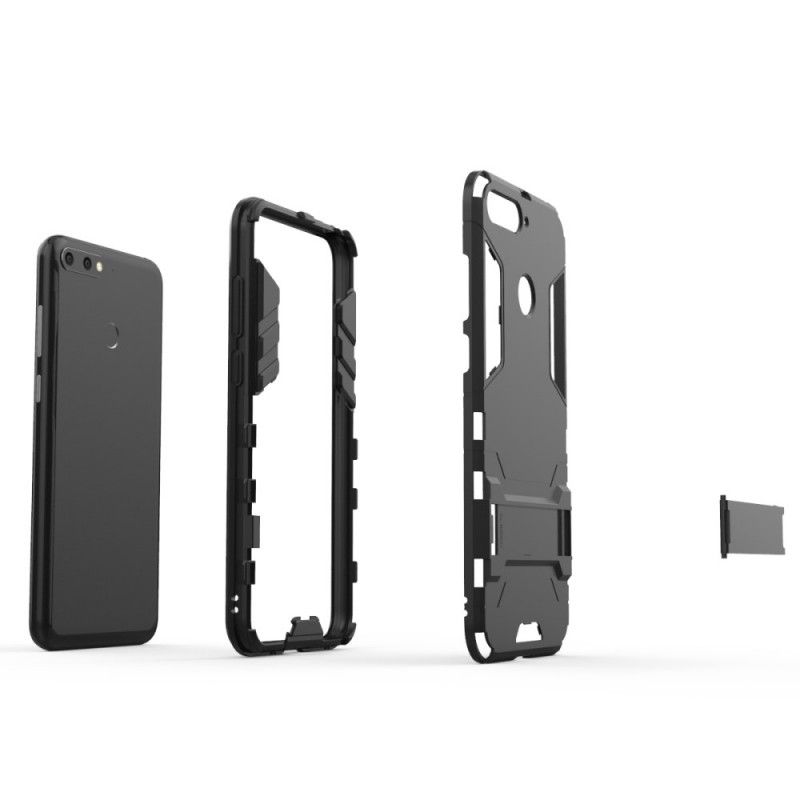 Hoesje Honor 7A Rood Zwart Ultrabestendig