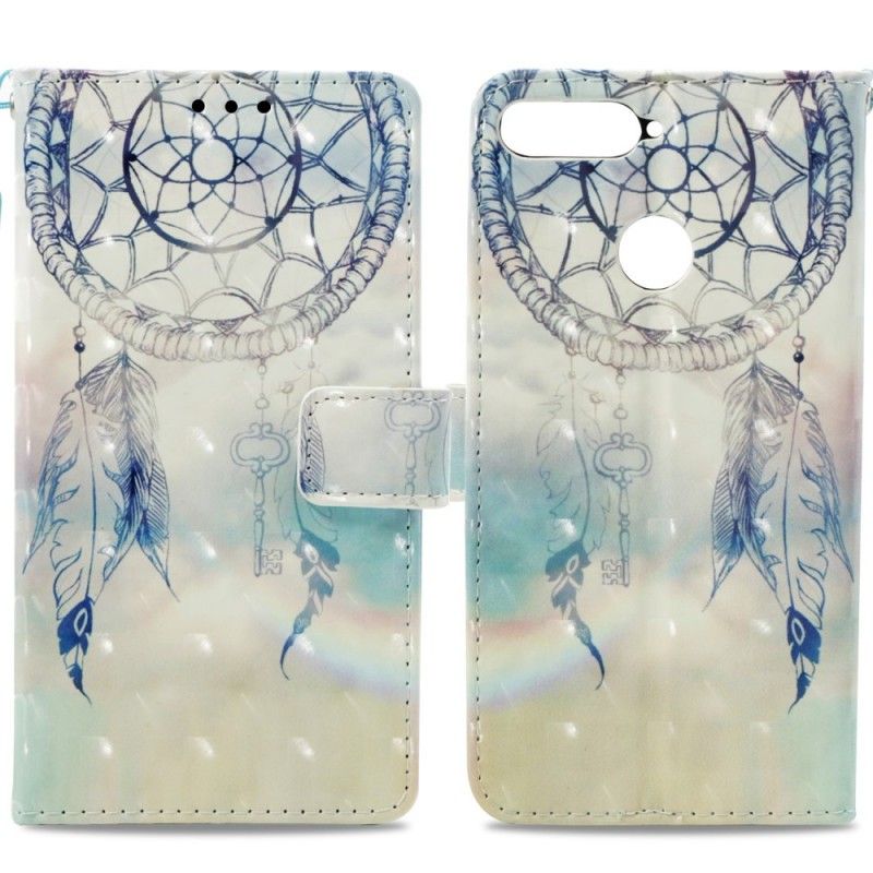 Leren Hoesje Honor 7A 3D Dromenvanger