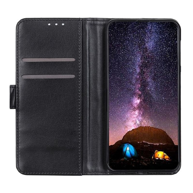 Cover Folio-hoesje Samsung Galaxy A42 5G Groen Zwart Telefoonhoesje Klinknagel X Ontwerp