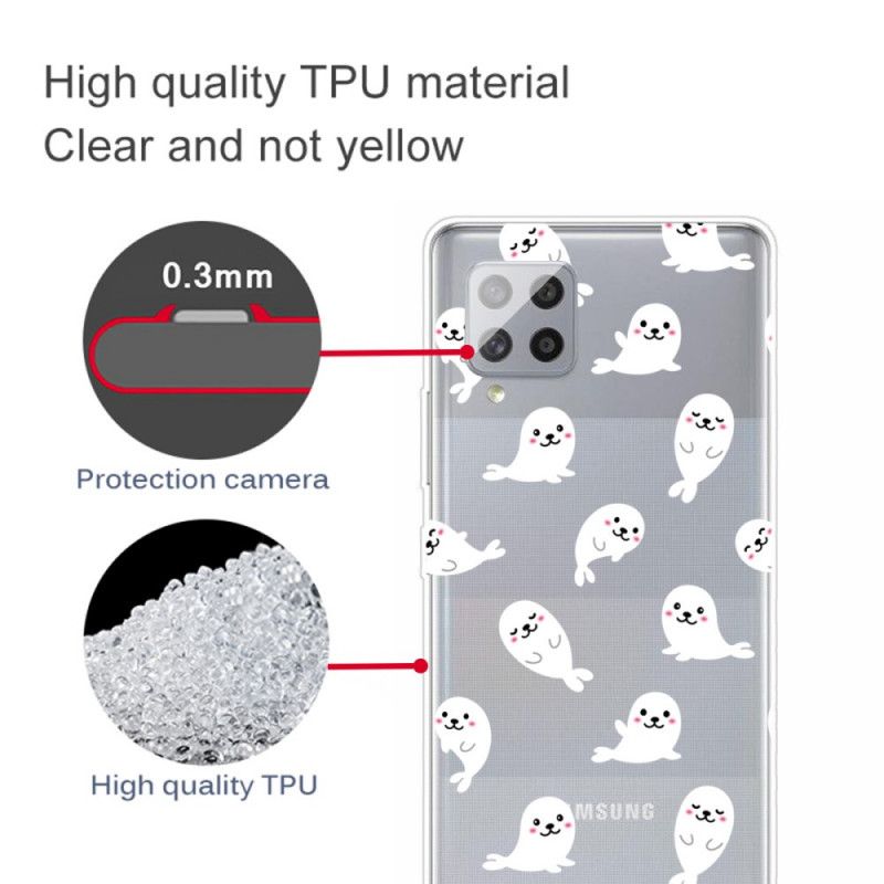 Cover Hoesje Samsung Galaxy A42 5G Telefoonhoesje Topzeeleeuwen