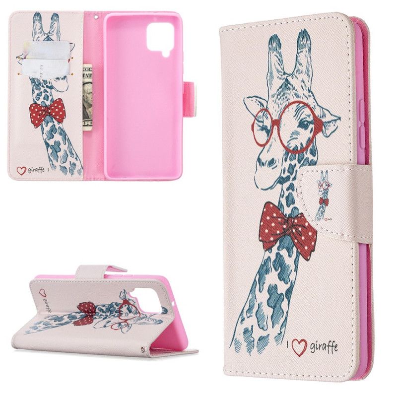 Flip Case Leren Samsung Galaxy A42 5G Nerdgiraf