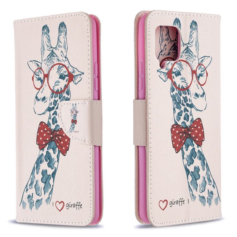 Flip Case Leren Samsung Galaxy A42 5G Nerdgiraf