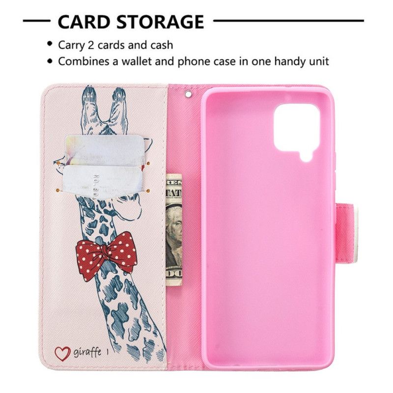 Flip Case Leren Samsung Galaxy A42 5G Nerdgiraf