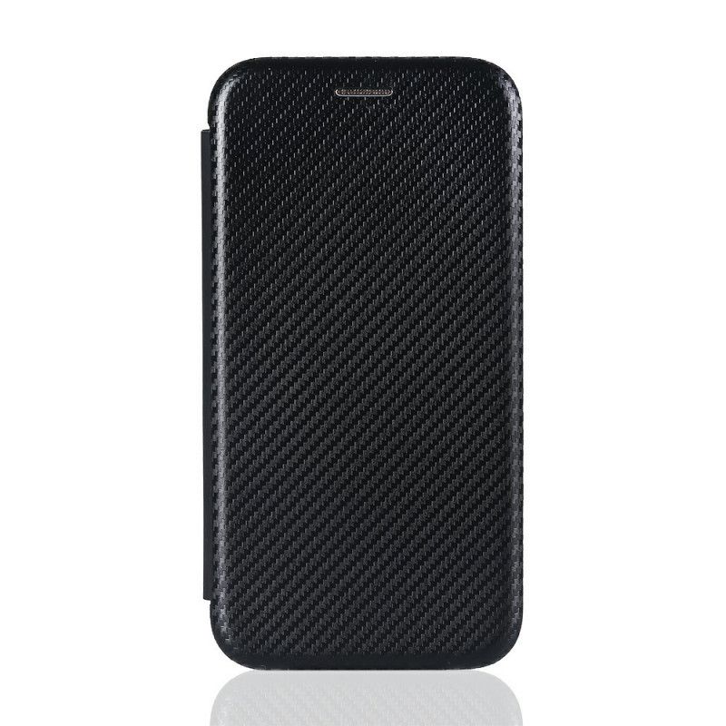 Folio-hoesje Samsung Galaxy A42 5G Rood Zwart Koolstofvezel