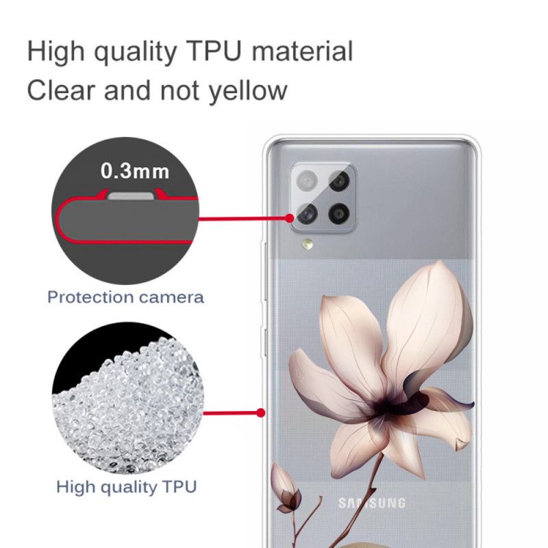 Hoesje Samsung Galaxy A42 5G Premium Bloemen